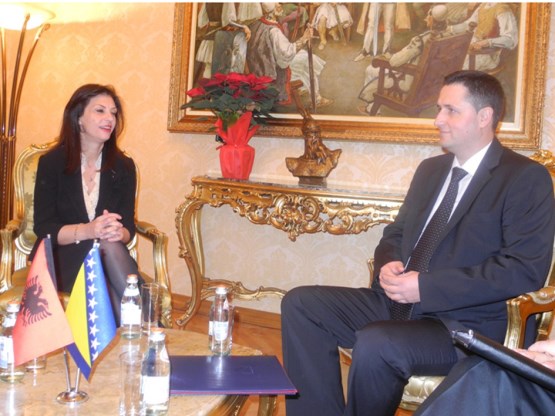 Susret predsjedavajućeg Predstavničkog doma dr. Denisa Bećirovića i predsjednice Parlamenta Albanije